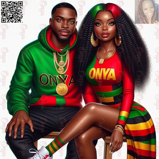 ONYA, Black History, Digital Doll, melanin, black woman, black man, High quality png