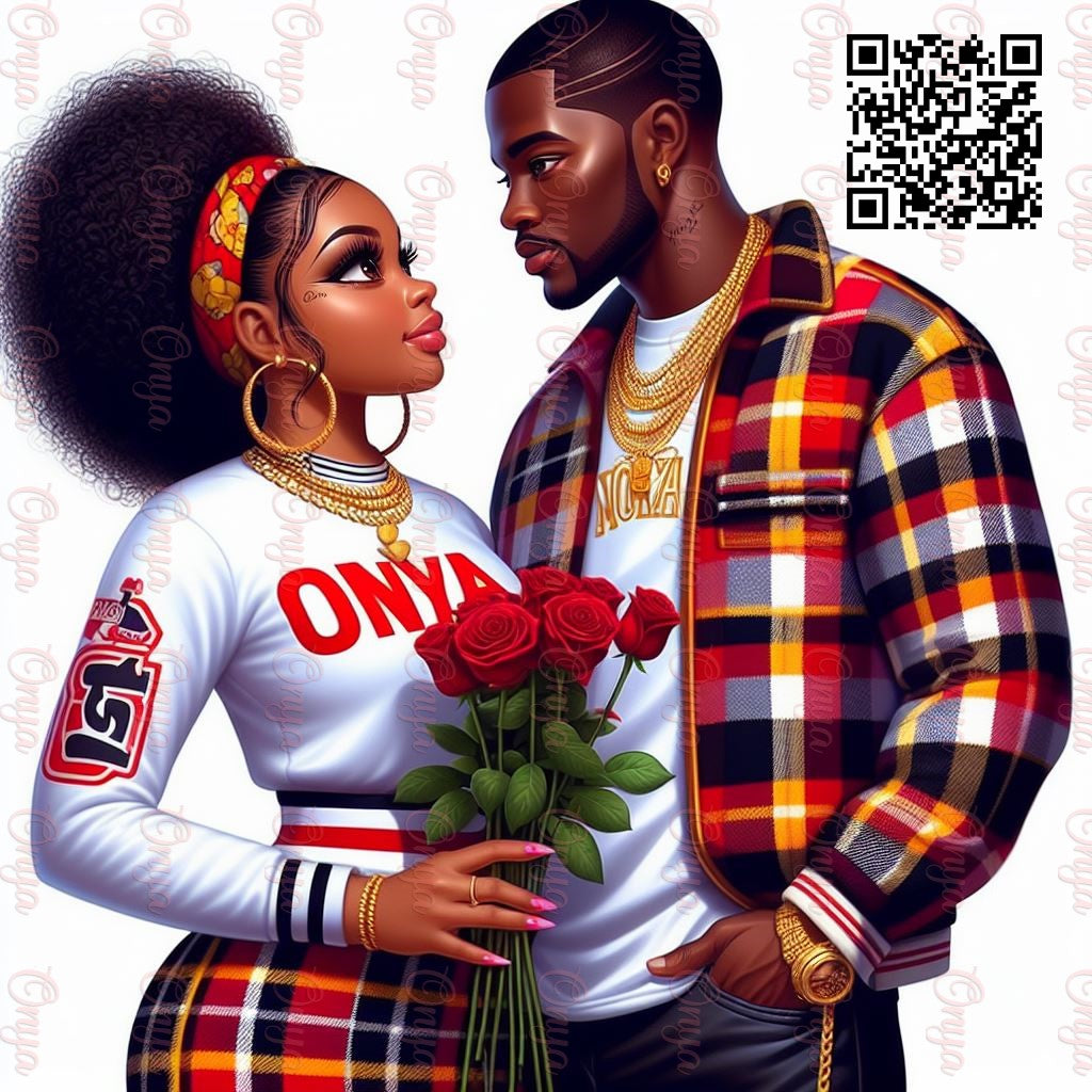 Onya, Valentins Day, Love, melanin, couples, png