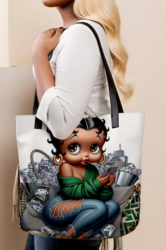 Betty Boop Emerald Green Tote bag