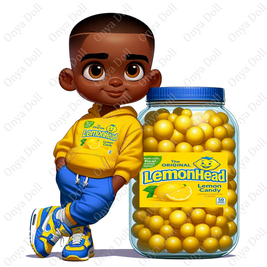 Onya, Lemonhead boy, melanin, High quality png