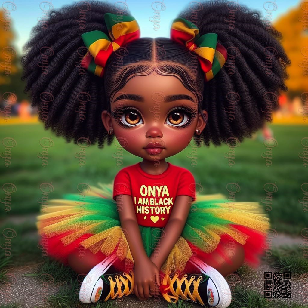 Onya, I love Black History, melanin, black female, black girl, little girl, black history