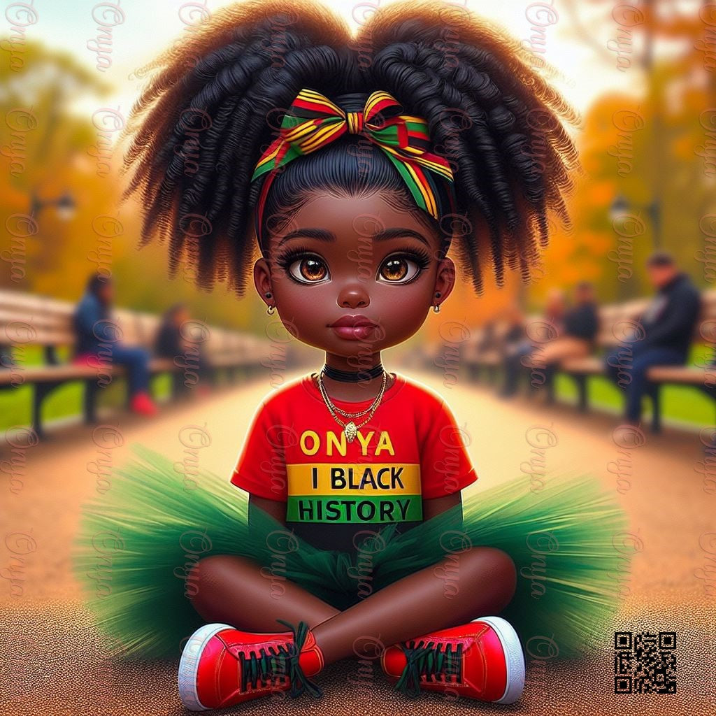 Onya, I love Black History 4, melanin, black female, black girl, little girl, black history