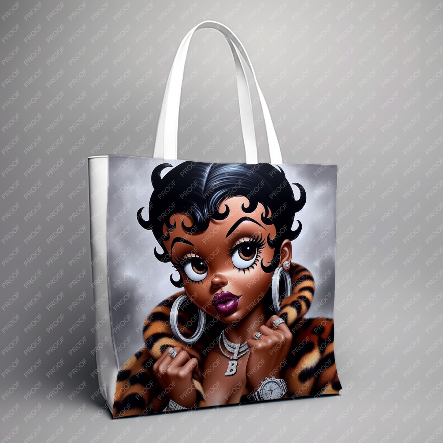 Baddie Boo, Betty Boop, PNG, afro Betty boop, sublimation, High-quality png, tumbler wrap