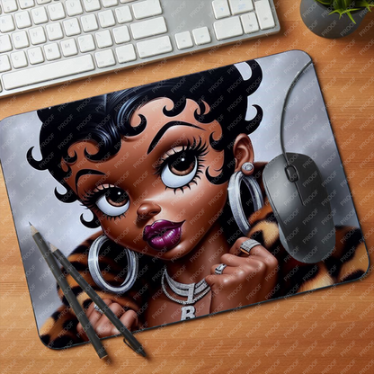 Baddie Boo, Betty Boop, PNG, afro Betty boop, sublimation, High-quality png, tumbler wrap