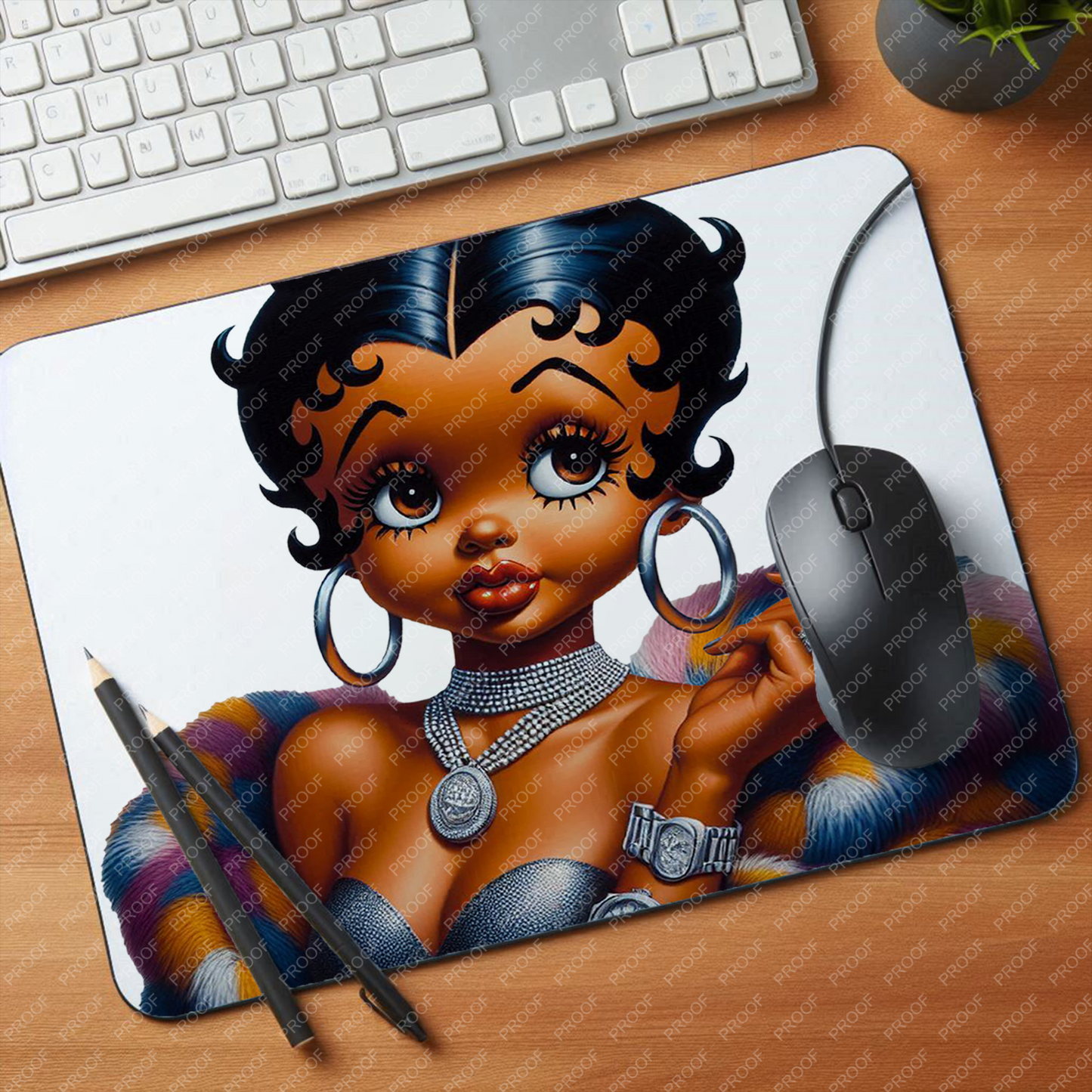 Baddie Boo, Betty Boop, PNG, afro Betty boop, sublimation, High-quality png, tumbler wrap