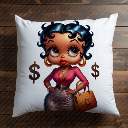 Betty Boop PNG, melanin woman, black woman, Baddie Boo