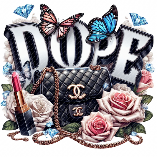 Onya, I'm Dope, She's Dope, floral, planner png, tumbler png, transfer png, sublimation, clipart, cricut, silhouette, png