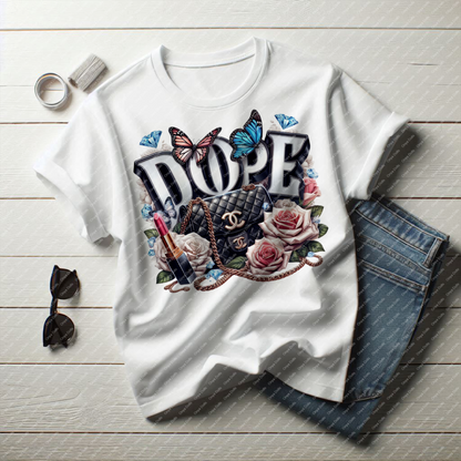 Onya, I'm Dope, She's Dope, floral, planner png, tumbler png, transfer png, sublimation, clipart, cricut, silhouette, png