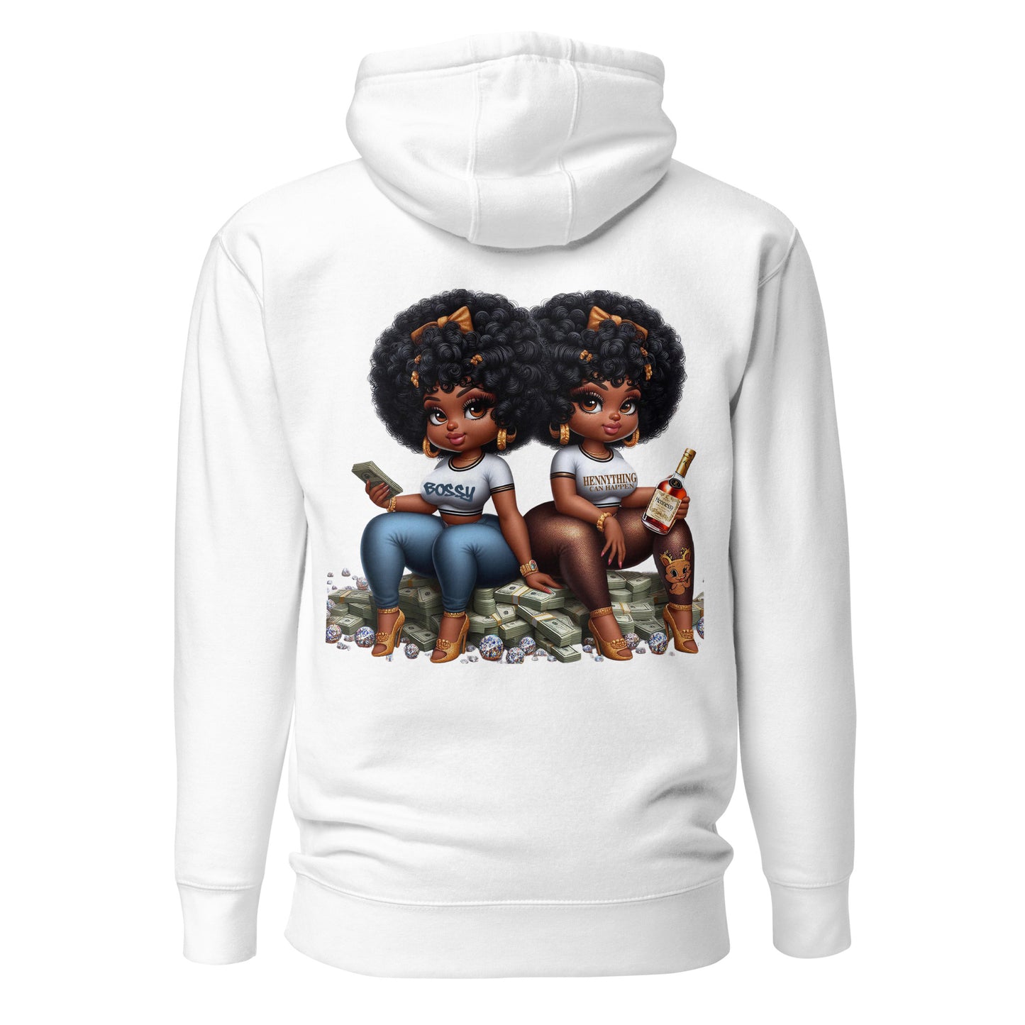 Onya Baddie Boo twins Unisex Graphic Hoodie